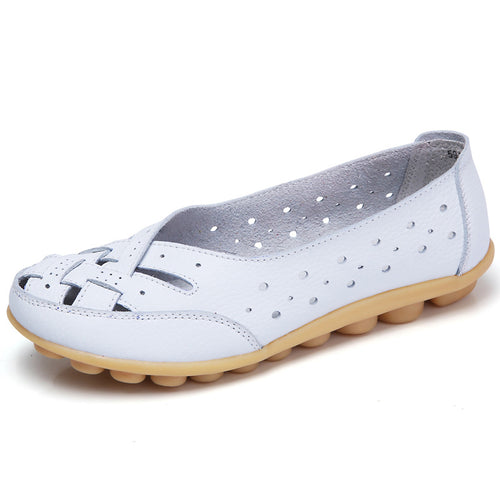 Flats For Women  Comrfort Genuine Leather Flat Shoes Woman