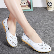 Load image into Gallery viewer, Flats For Women  Comrfort Genuine Leather Flat Shoes Woman