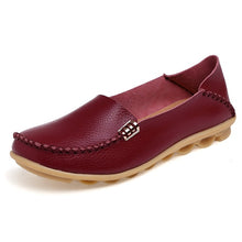 Load image into Gallery viewer, High Quality Flats Women Genuine Leather Flats Shoes