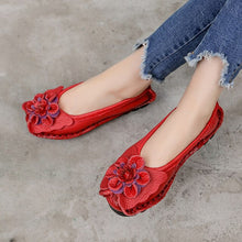 Load image into Gallery viewer, 2019 Soft Genuine Leather Flat Shoes Women
