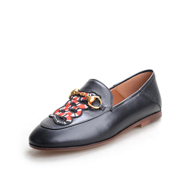 Big size 33-43 genuine leather shoes woman